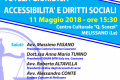 “Tutela Giuridica: Accessibilità e Diritti Sociali”, 11 Maggio 2018, ore 15:30, Centro Culturale “Q. Scozzi”, MELISSANO